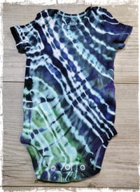 Image 1 of Good Vibrations- Ice Dyed Onesie- Size 0-3 months