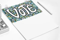 Image 3 of Postcard for Voters "Whimsical Vote Clouds"