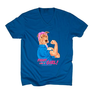 Image of Fight Like A Girl Unisex V-Neck