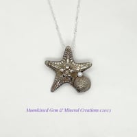 Starfish Pearl Fine Silver Pendant