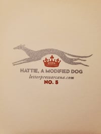 Image 4 of Arf! She Said / greeting card - Metallic Edition