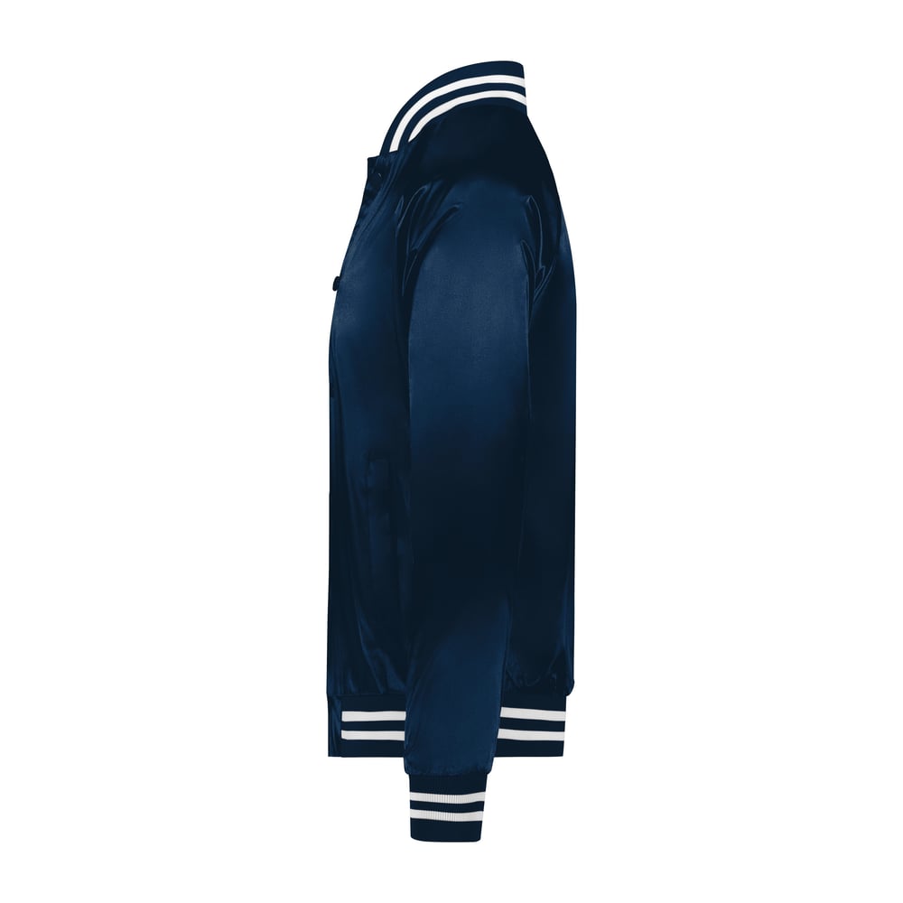 Image of Philly Coach Navy Satin Jacket