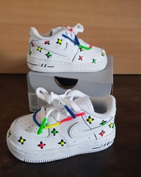 Image 2 of CUSTOM AIR FORCE 1 GLOW FLORAL 