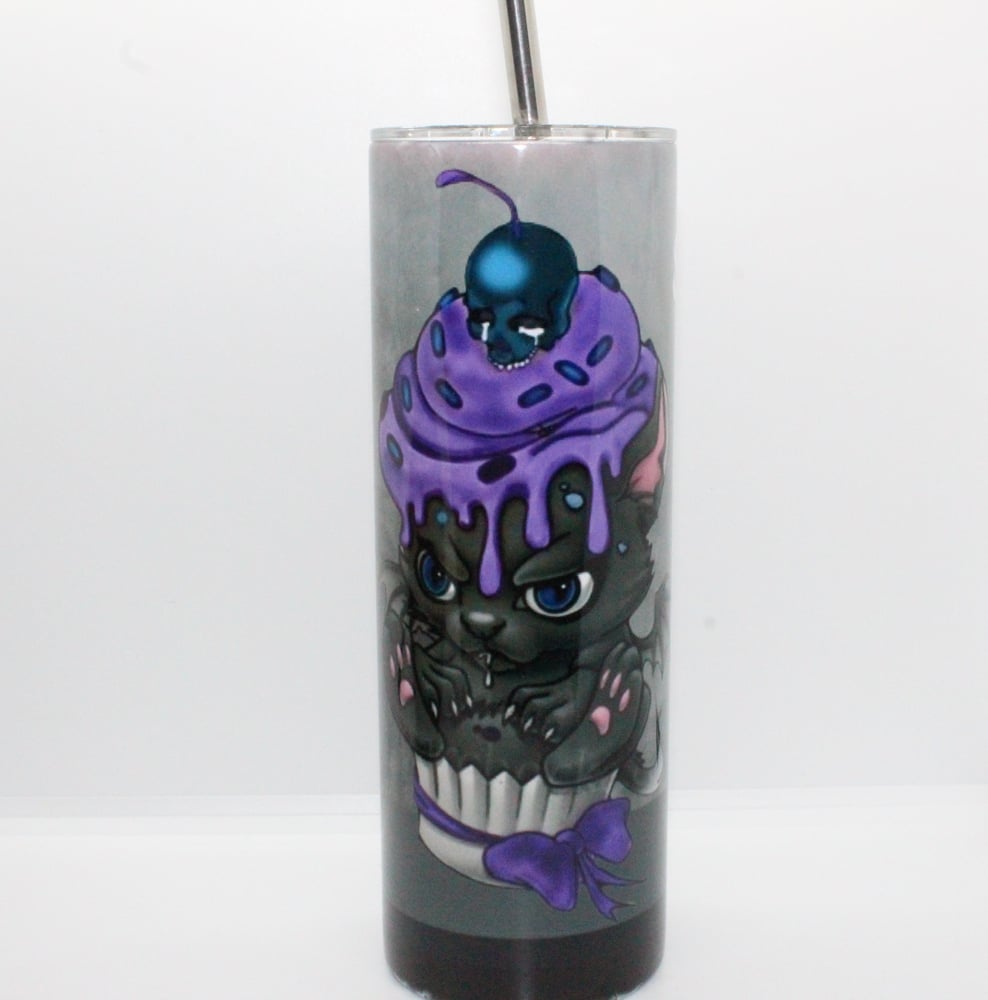 Image of Sugar And Spice But Noting Nice Creepy Cupcake Tumbler