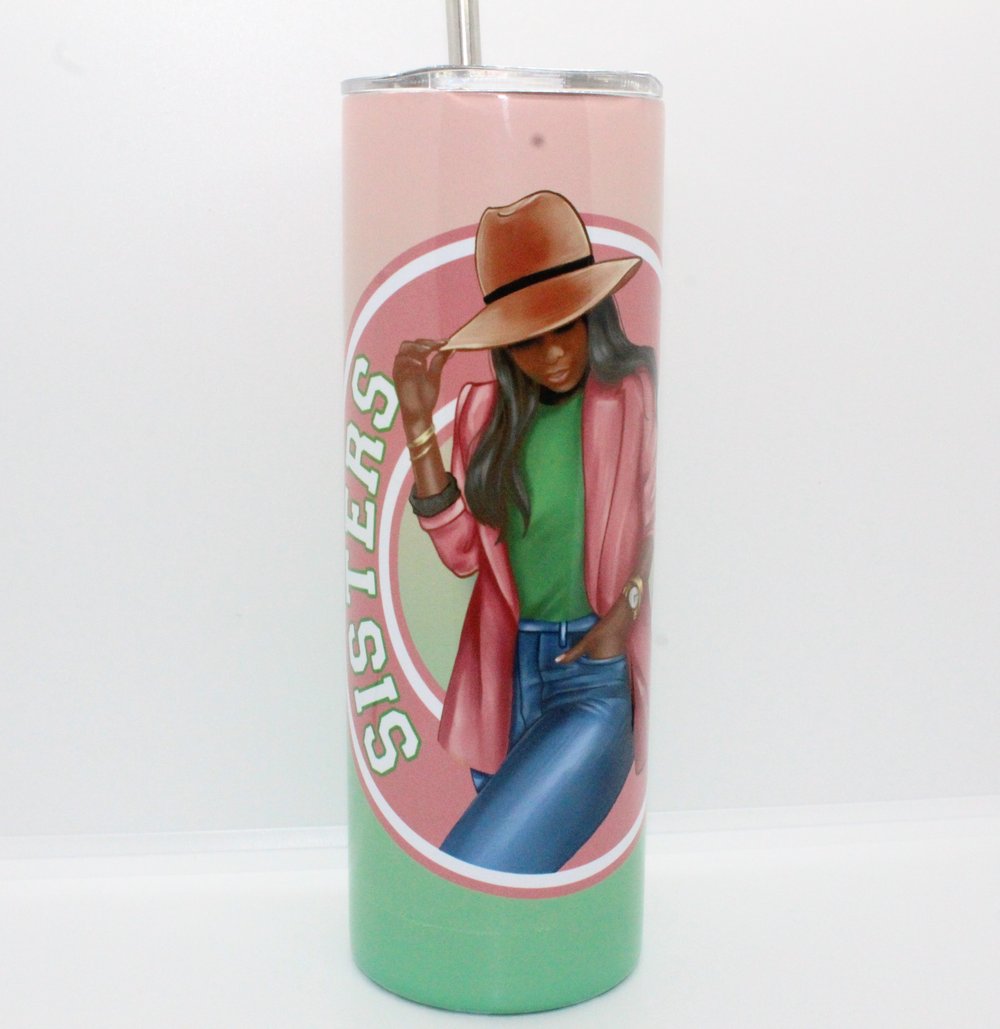 Image of Sisters United A.K.A Sorority Tumbler 