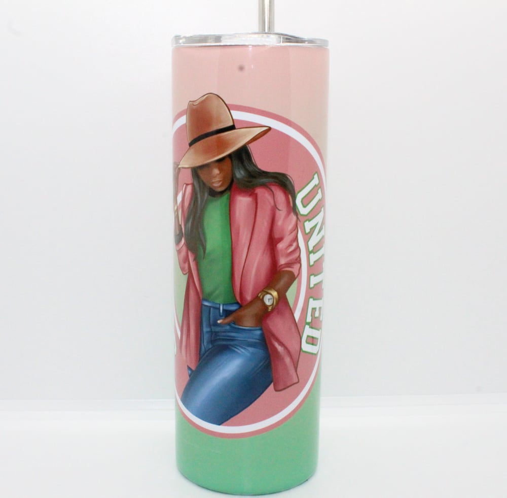 Image of Sisters United A.K.A Sorority Tumbler 