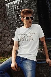 Image 1 of Blessed brown mens t-shirt