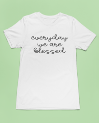 Image 5 of Blessed black womens t-shirt