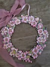 Blossom- Hanging Wooden Garland