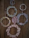Lilacs- Wooden Hanging Garland