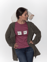 Image 2 of Lazy periodic table womens t-shirt