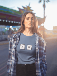 Image 3 of Lazy periodic table womens t-shirt