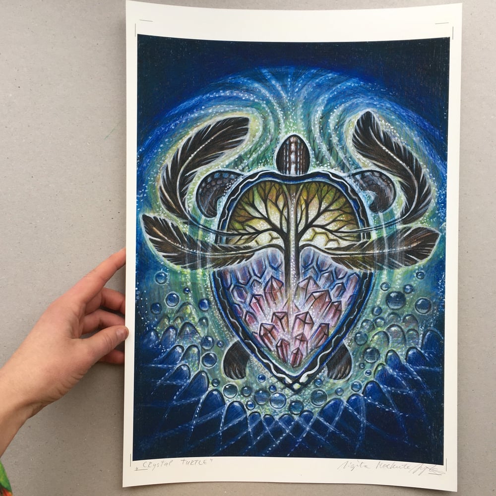 Image of TURTLE A3 giclee archyval print