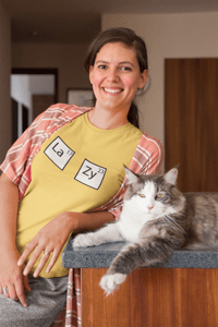 Image 1 of Lazy periodic table womens t-shirt