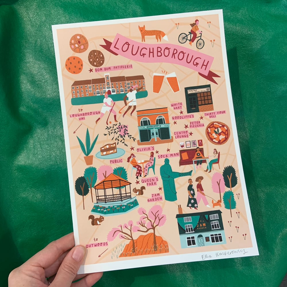 Image of *SUPER SECONDS* Loughborough Map 