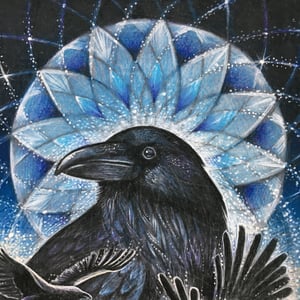 Image of CROW giclee archyval print