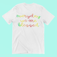 Image 5 of Blessed rainbow womens t-shirt