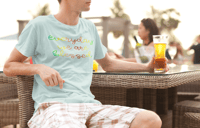 Image 1 of Blessed rainbow mens t-shirt