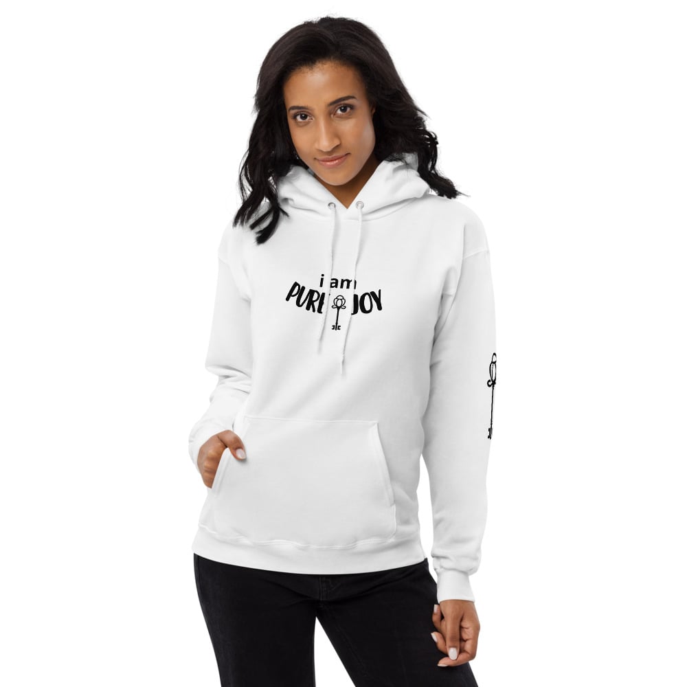 Image of I am Pure Joy womens fleece hoodie