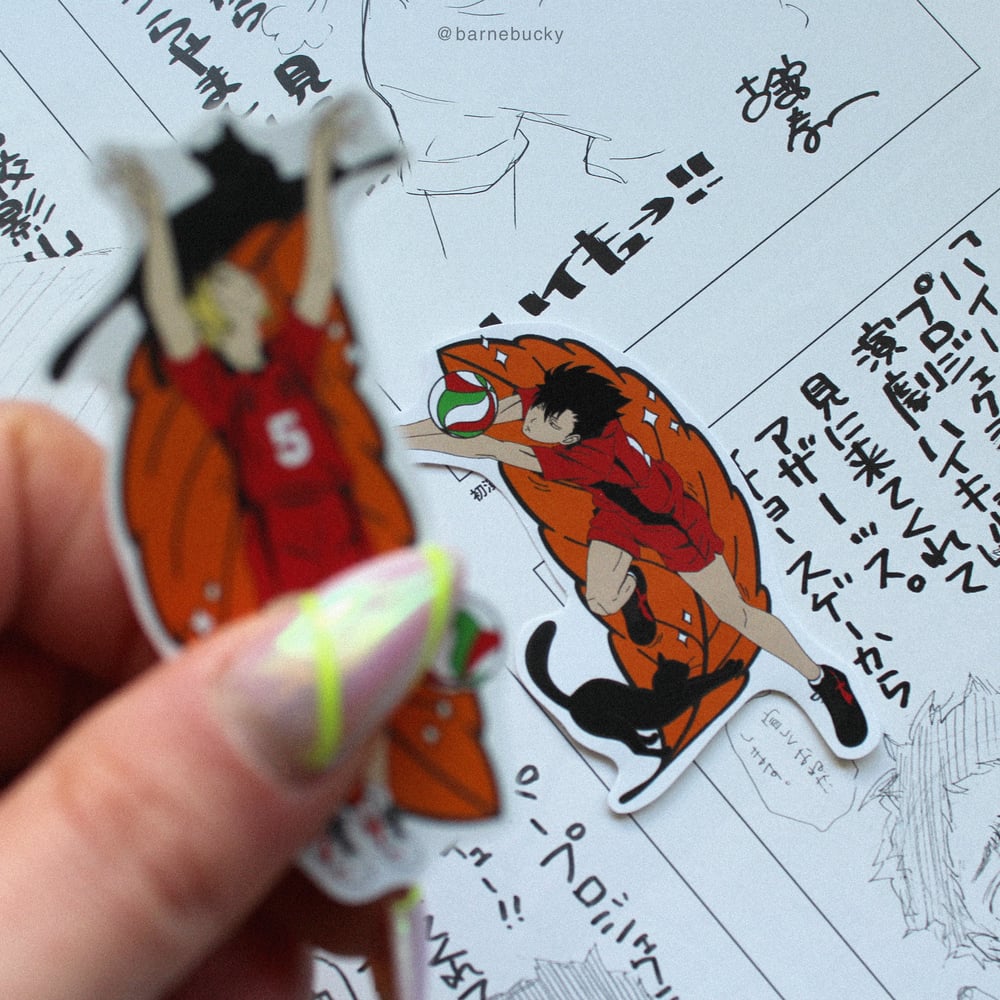 Image of Kenma & Kuro [mini stickers]