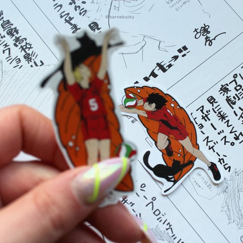 Image of Kenma & Kuro [mini stickers]