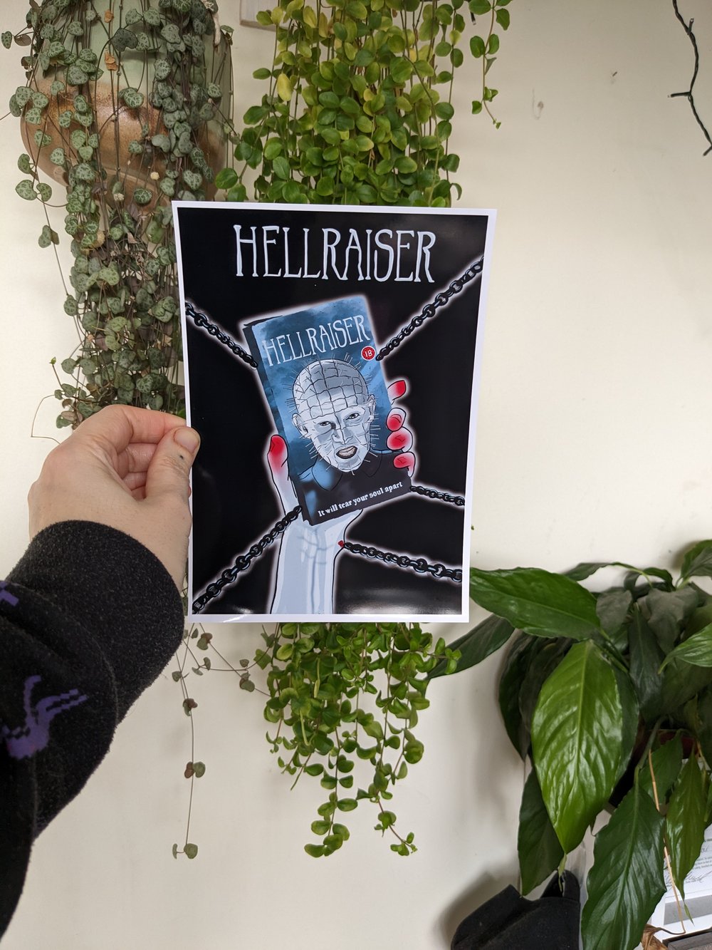 Hellraiser VHS Grab Illustration