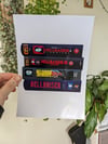 Hellraiser VHS Stack Illustration