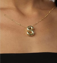Image 1 of Ballon Letter Necklace