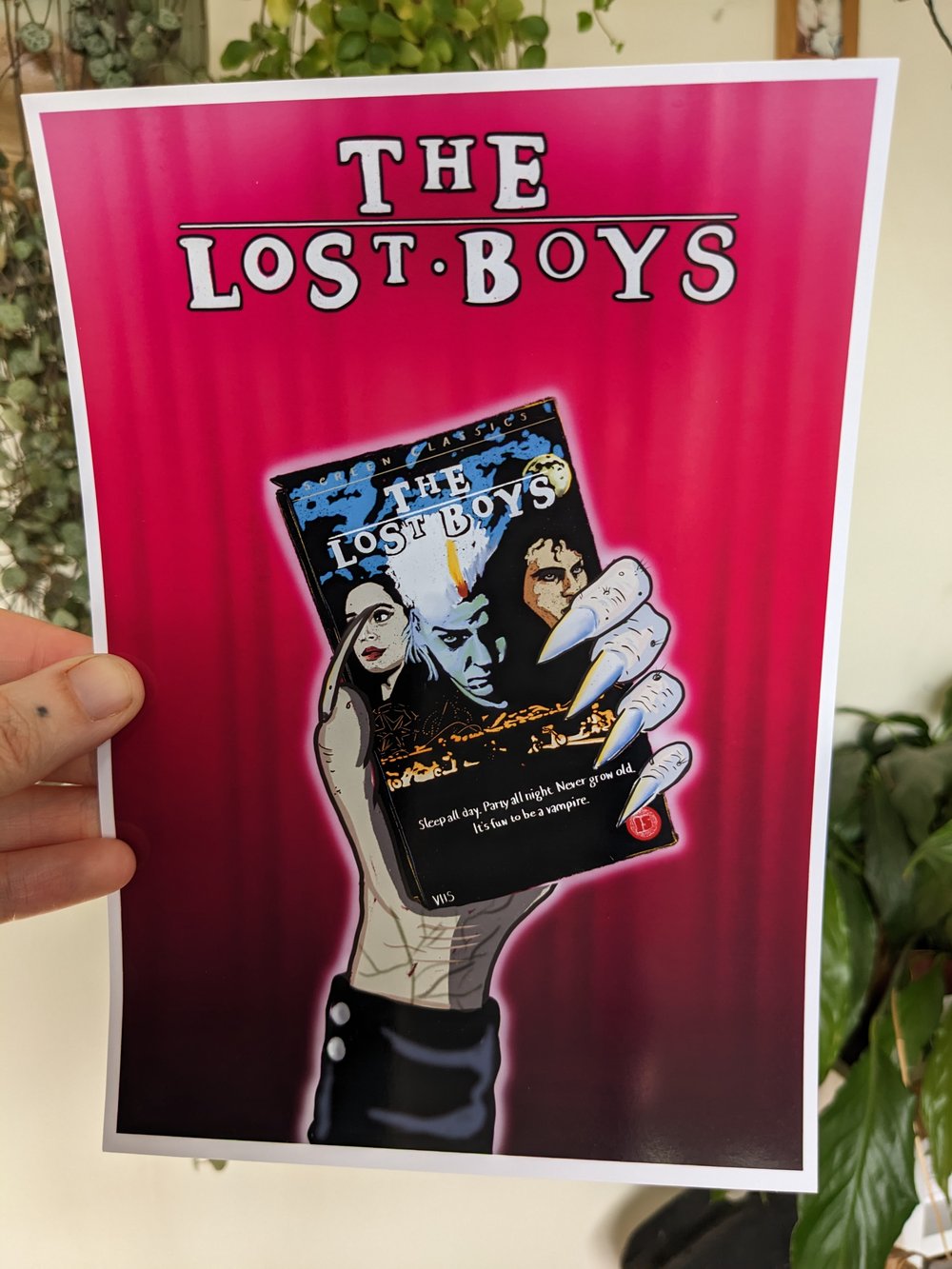 The Lost Boys VHS Grab Illustration