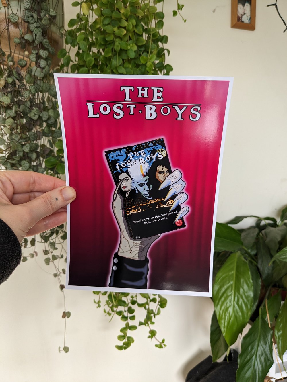 The Lost Boys VHS Grab Illustration