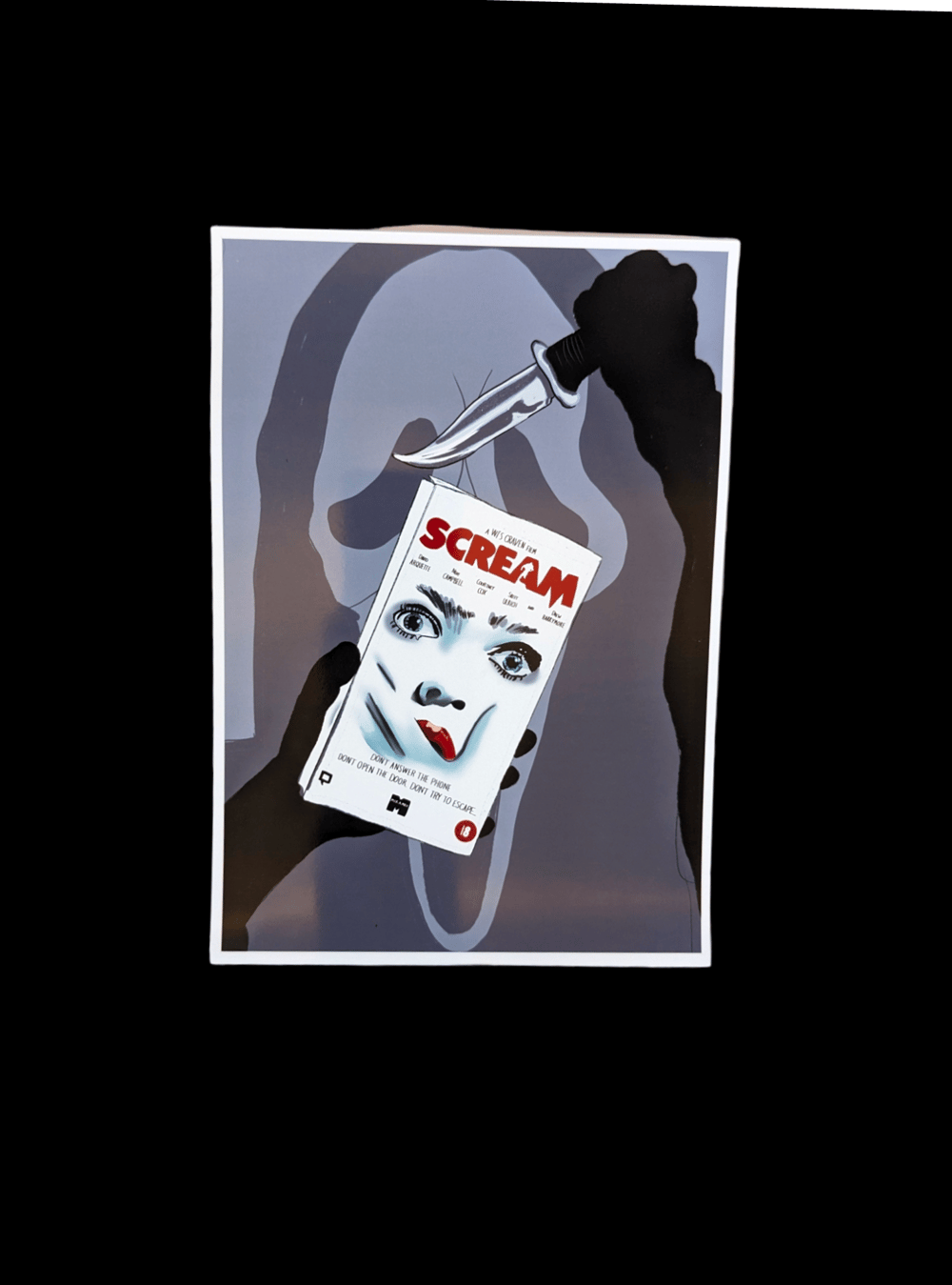 Scream VHS Grab Illustration