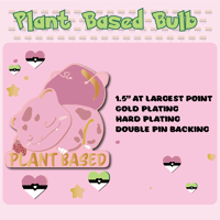 Image 3 of Enamel Pin | Pastel Plant Based Bulb 