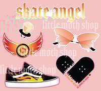 Image 1 of Sticker Sheet| Sk8 Angel