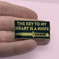 Image 3 of  Enamel Pin | Key To My Heart Gold