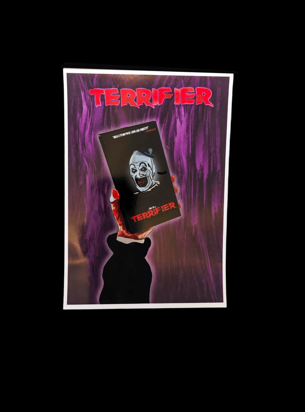 Terrifier VHS Grab Illustration