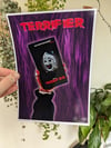 Terrifier VHS Grab Illustration