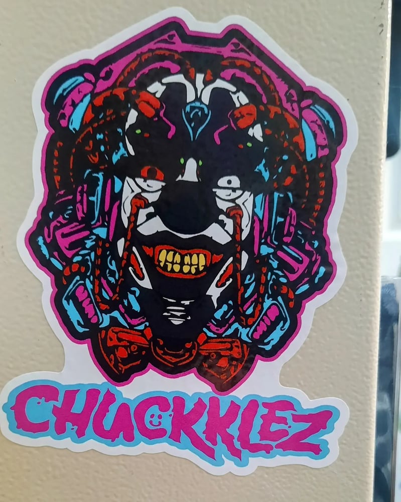 Image of CHUCKKLEZ "CYBER-CHUCKKLEZ" STICKERS