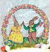 Dancing in the Flowers - Wooden Cake Topper 