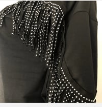 Image 2 of FRINGE SWEATER SHORT SET 