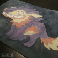 Image 2 of "Little Wolf" - Mini Original Art Piece
