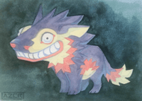Image 1 of "Little Wolf" - Mini Original Art Piece