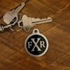 F X R round Keychain