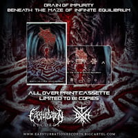 Drain of impurity -beneath the maze of infinite equilibrium cassette