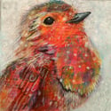 Berry Hunt (Robin) Art Print