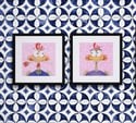 Clucky Chicken (girl) art print