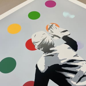 Image of "Spot Remover" Grey Edition Screen Print Artist Proof