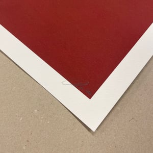 Image of "Drip Remover" Burgundy Print Edition Artist Proof