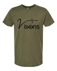 Military green with black visions T
