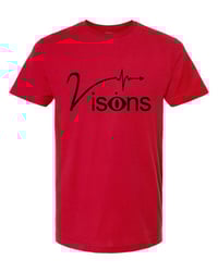 Red with black visions T 