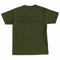 Image 2 of The Black Hour "Unapologetic" Shirt in Olive Green
